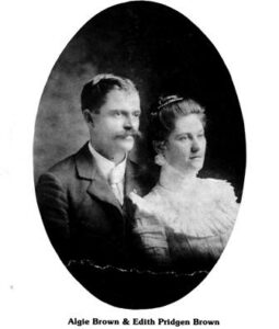 Algie and Edith Pridgen Brown