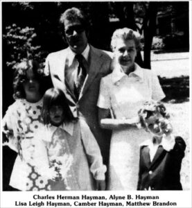 Charles Herman Hayman and Family