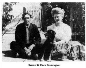 Harden and Flora Pennington