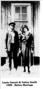 Lewis Garrett and Velma Smith 1920
