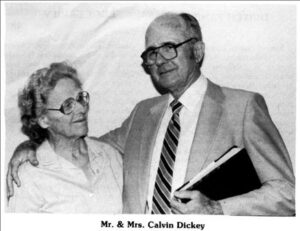 Mr. and Mrs. Calvin Dickey