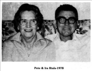 Pete and Ira Rials 1978