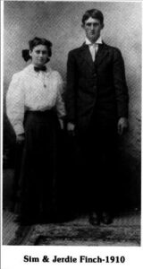 Sim and Jerdie Finch 1910
