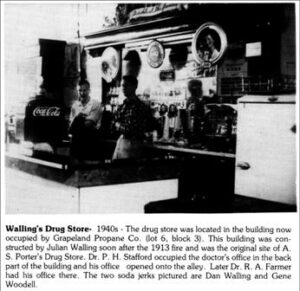 Walling's Drug Store 1940s